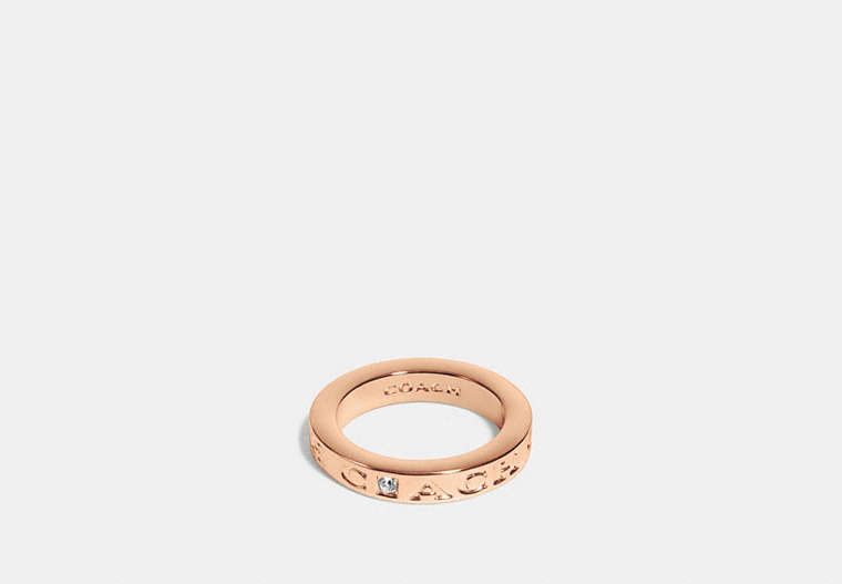 COACH® Outlet | Coach Pave Metal Ring