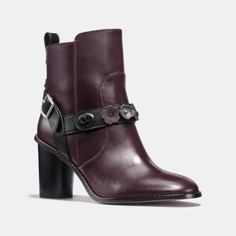 moto bootie heel