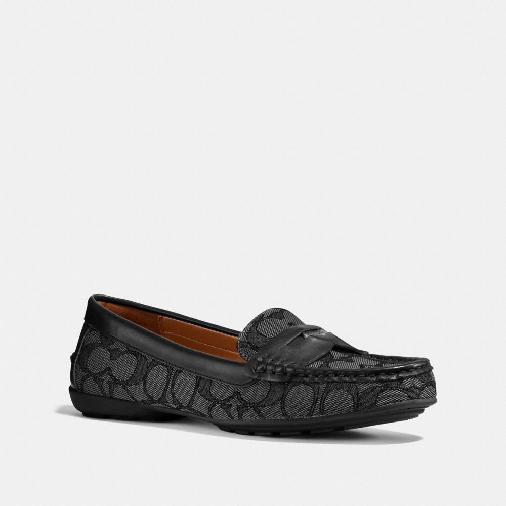 coach penny loafers
