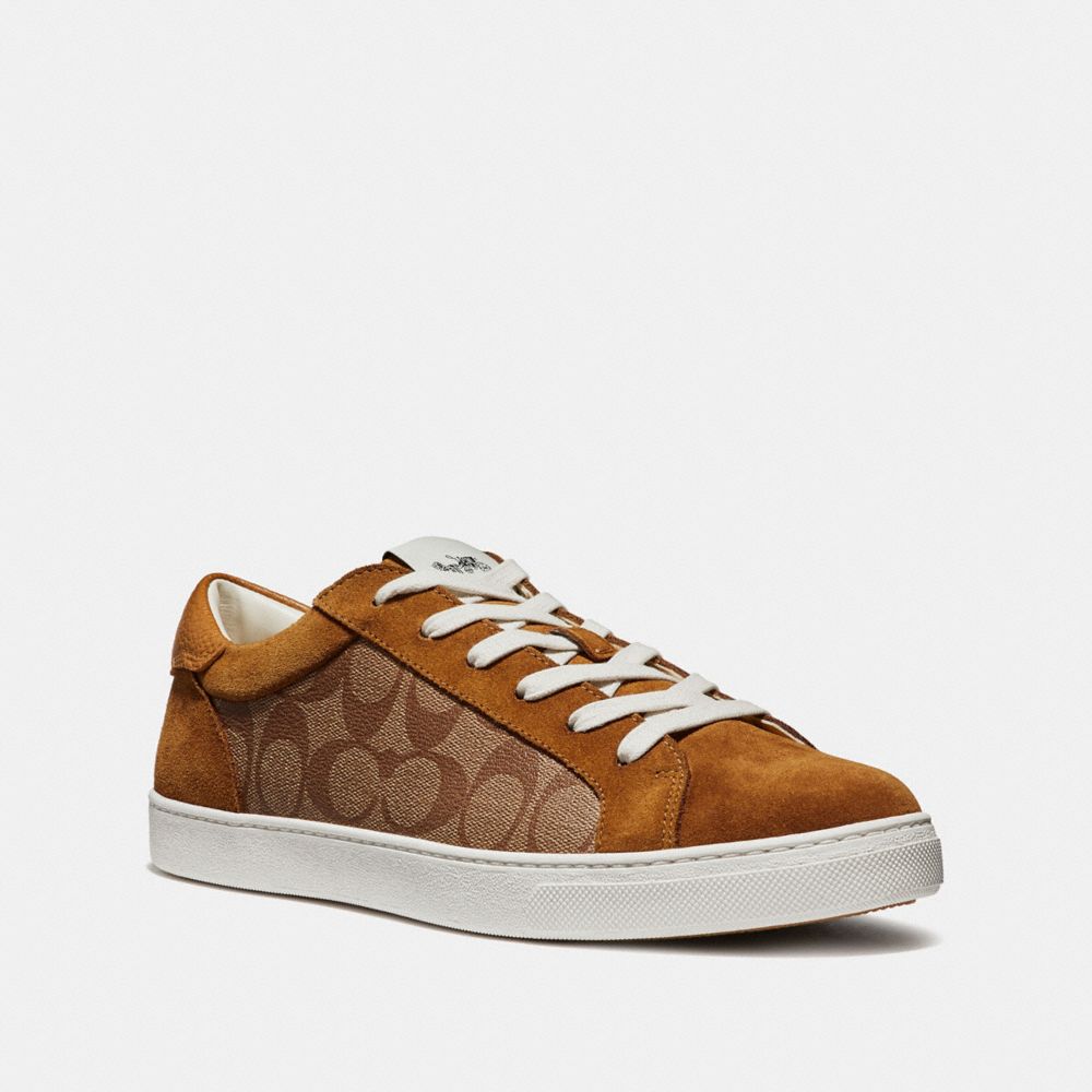 coach c126 low top sneaker black