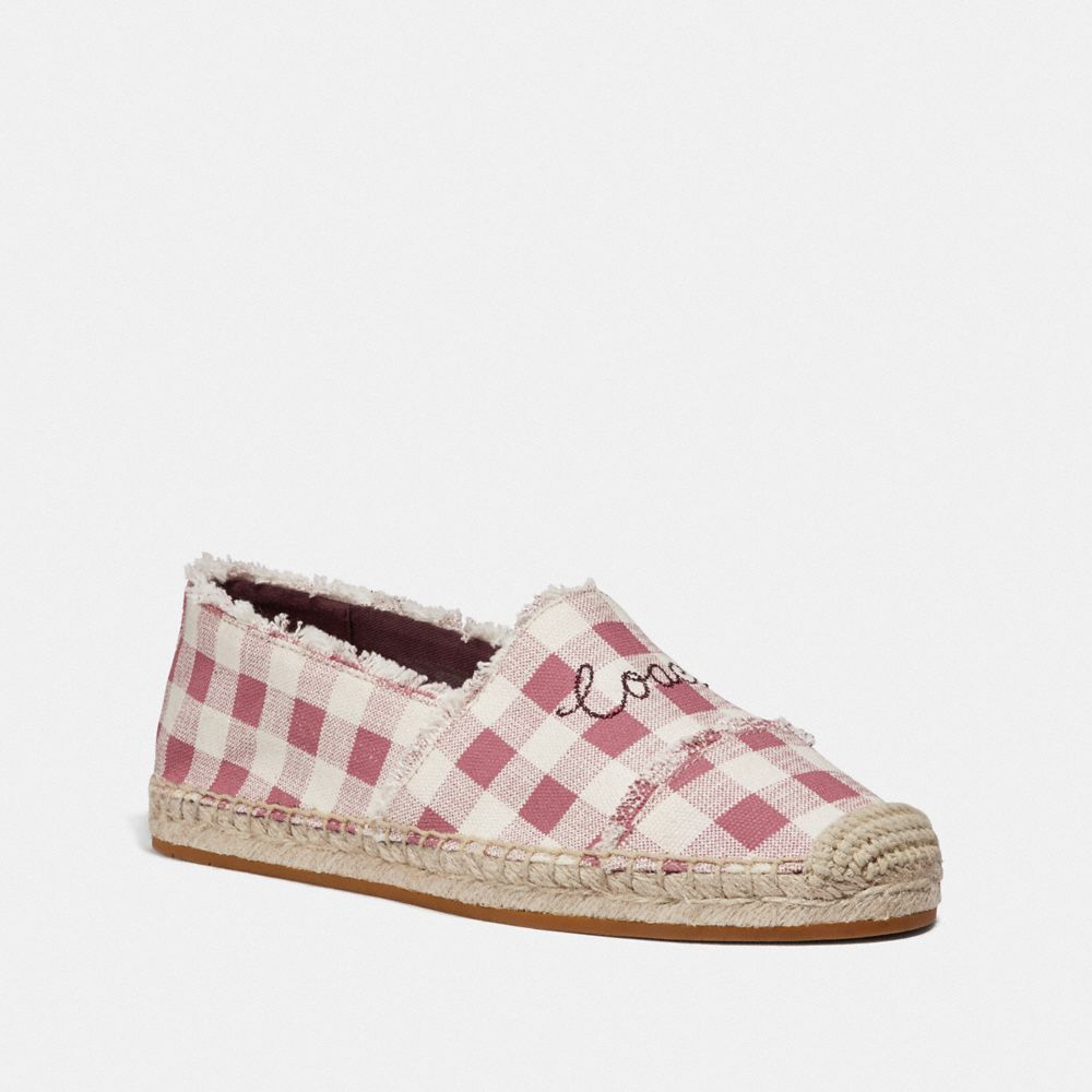 COACH® Outlet | Celina Espadrille With Gingham Print
