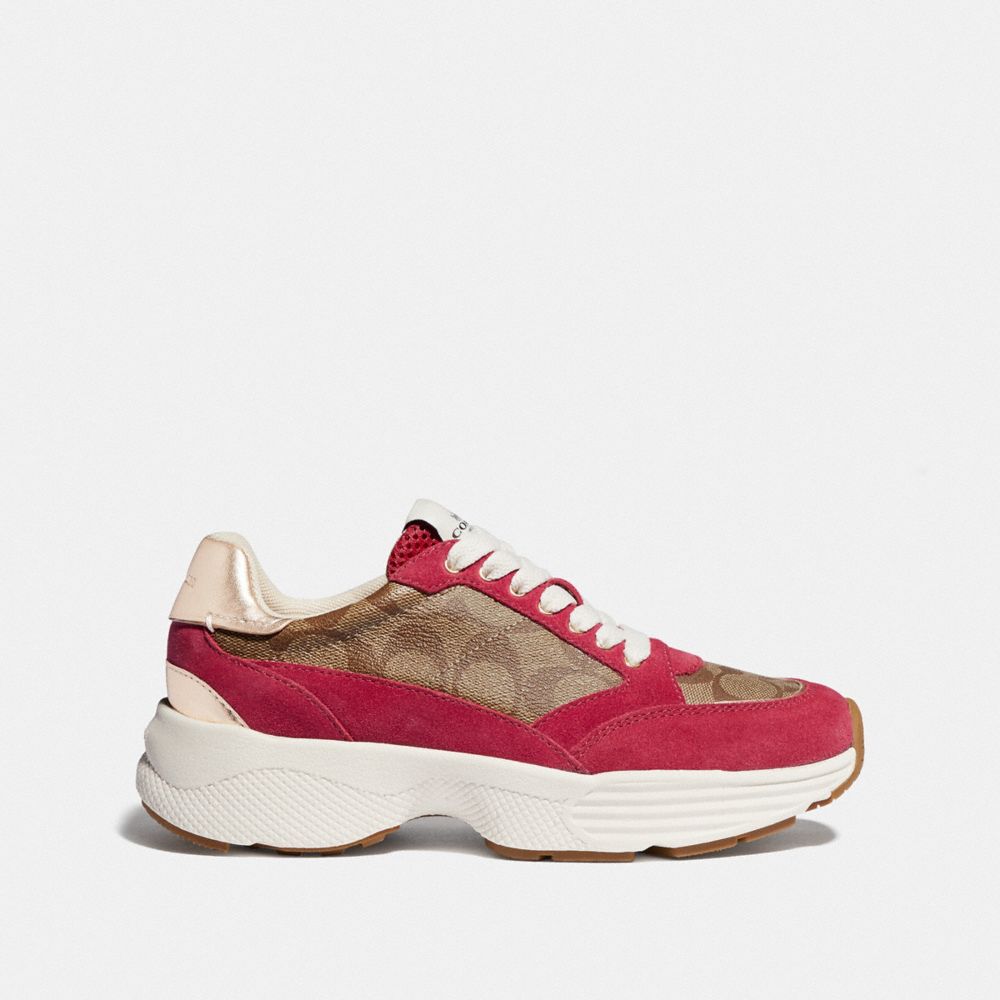 coach c152 tech runner pink