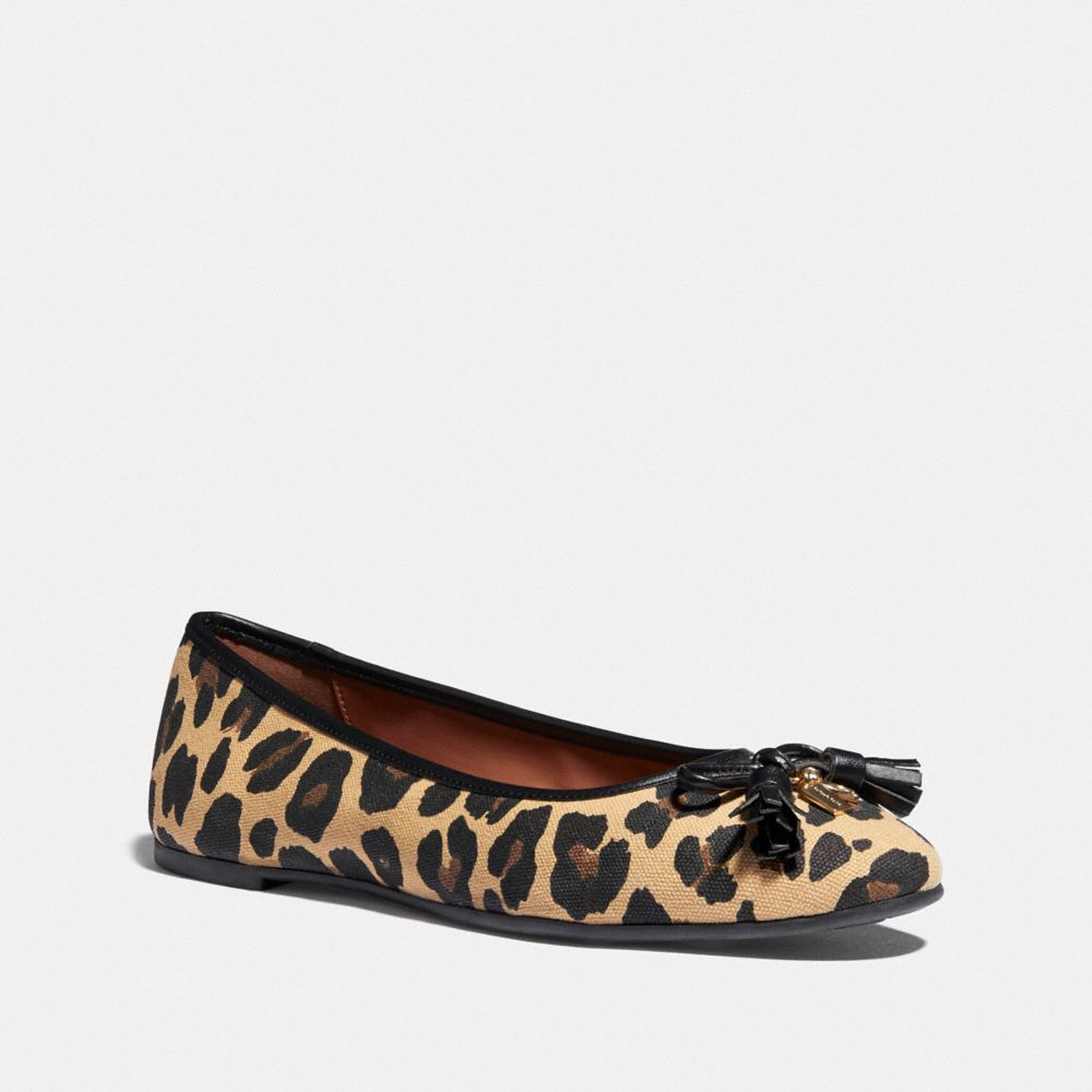 返品不可】 〈日本限定〉Leopard Ballerinas Brigitte ハイヒール