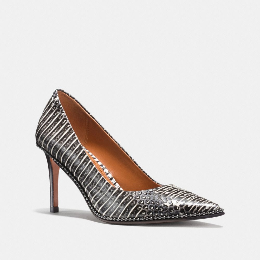 COACH® Beadchain Pump In Snakeskin