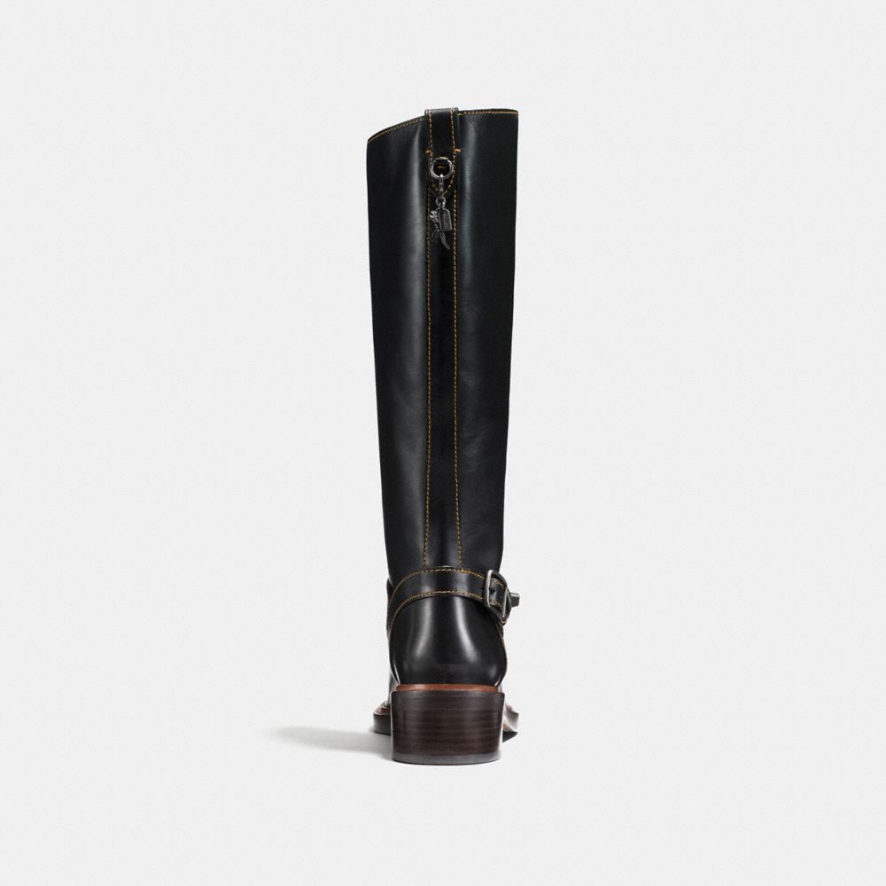 coach turnlock riding boot