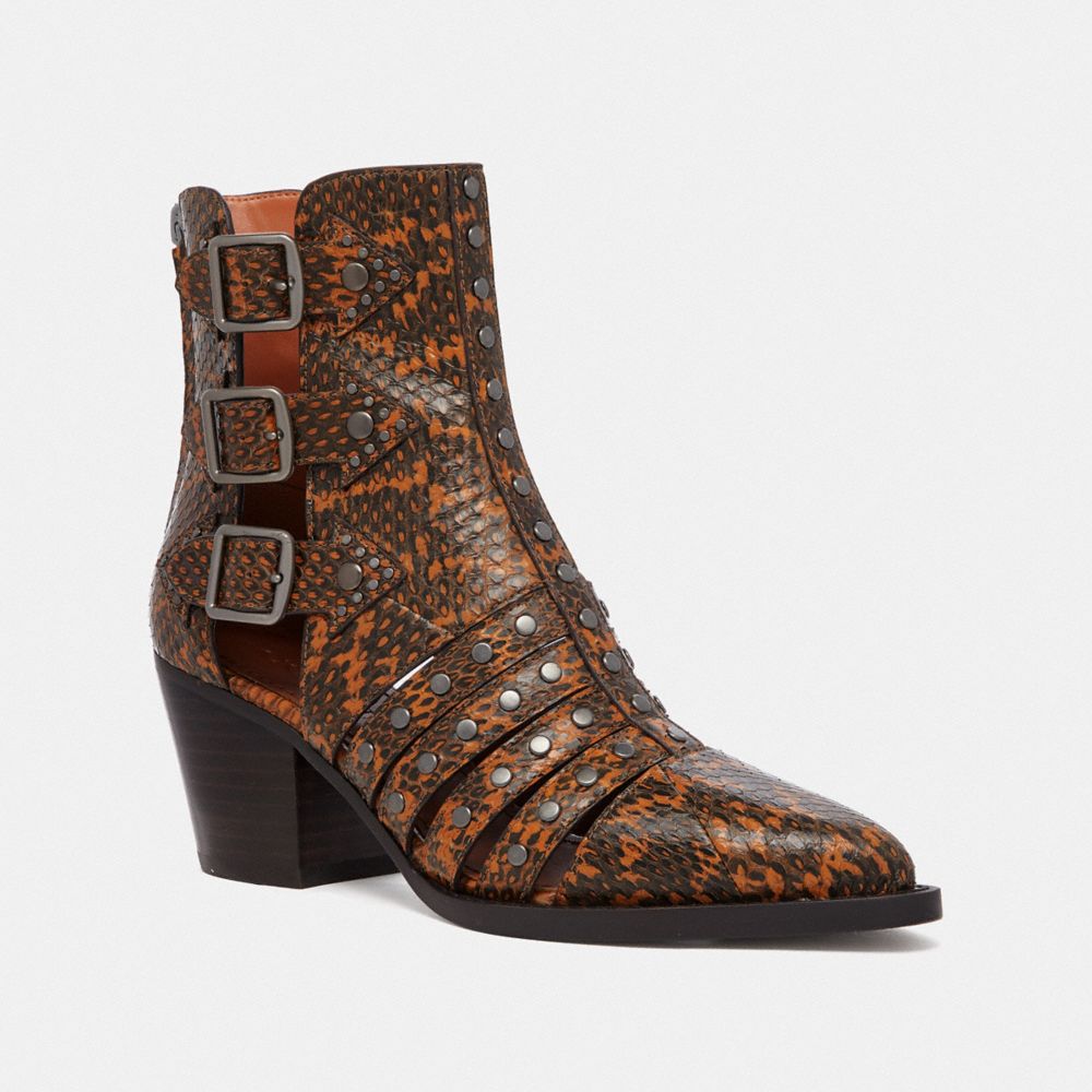 COACH® | Pheobe Bootie In Snakeskin