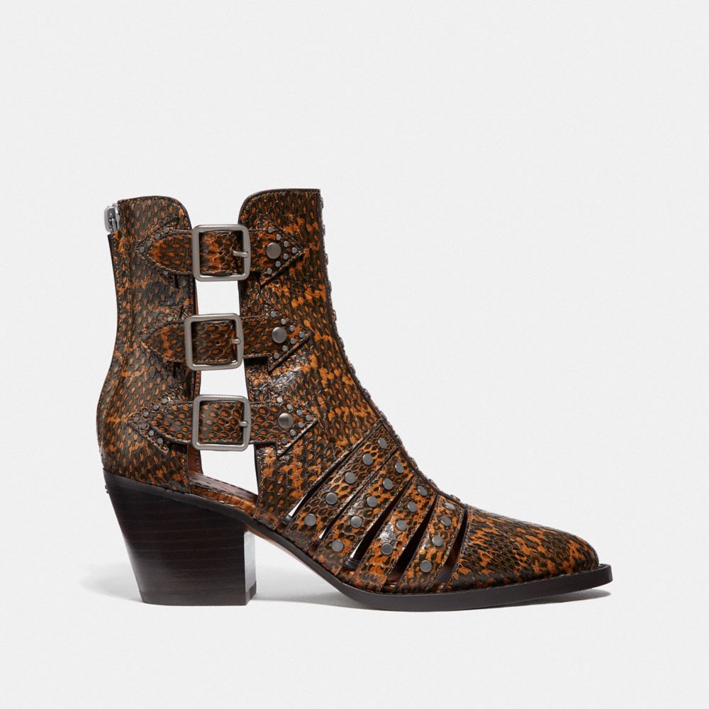 COACH® | Pheobe Bootie In Snakeskin