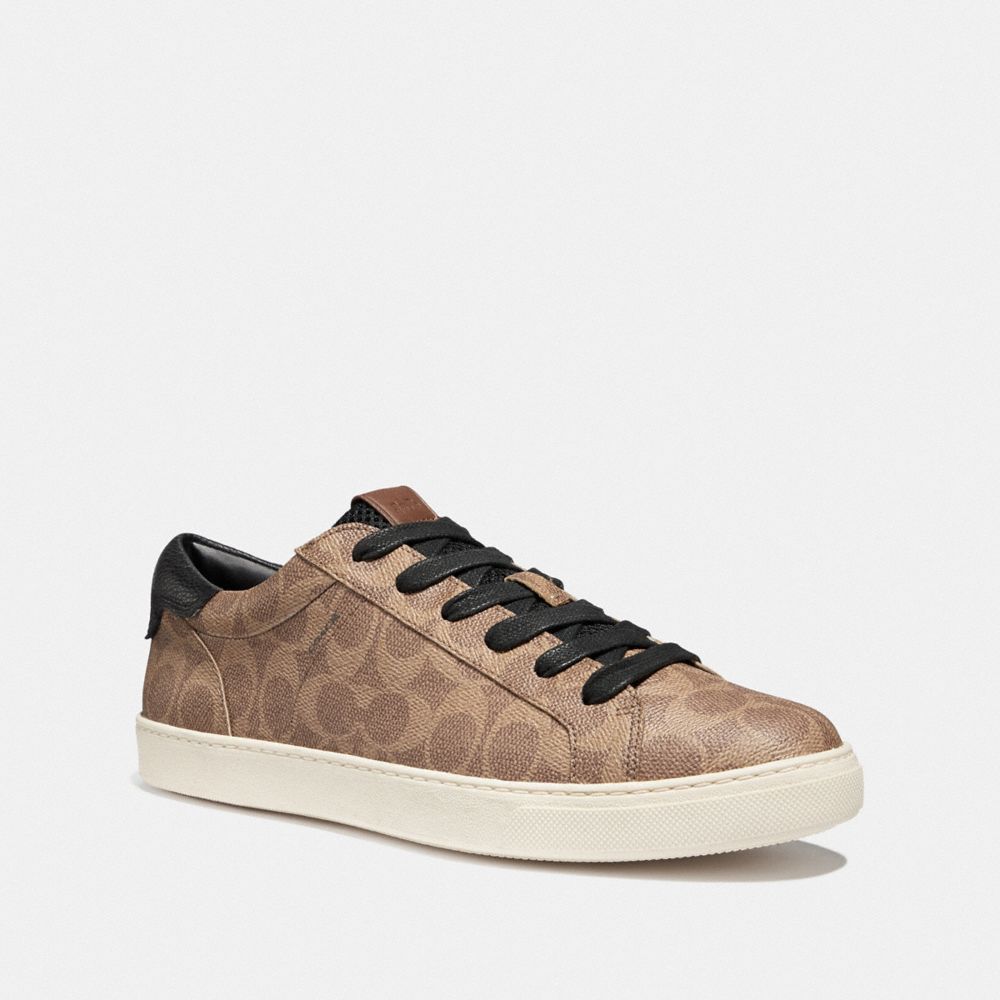 coach c126 low top sneaker black