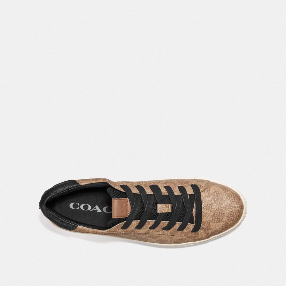 coach c126 low top sneaker black