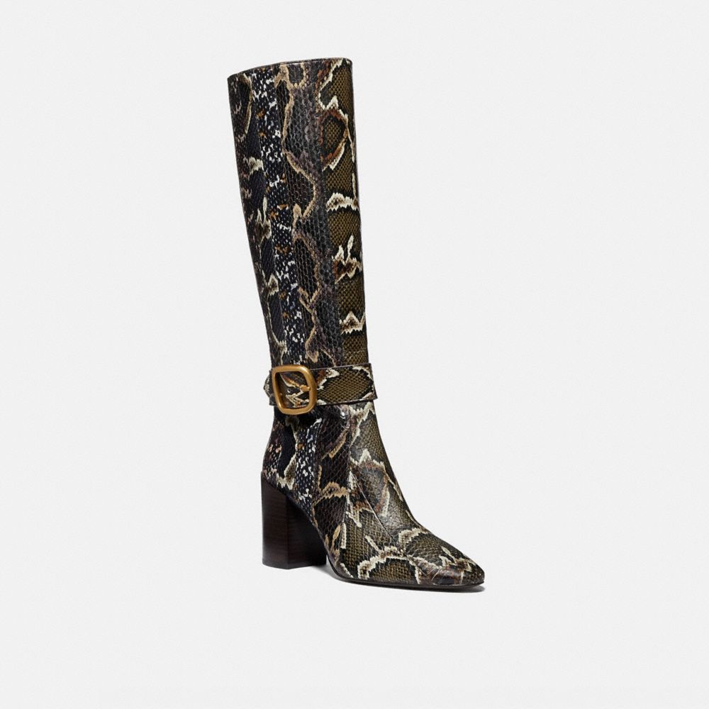 evelyn boot in snakeskin