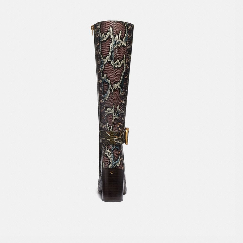 evelyn boot in snakeskin