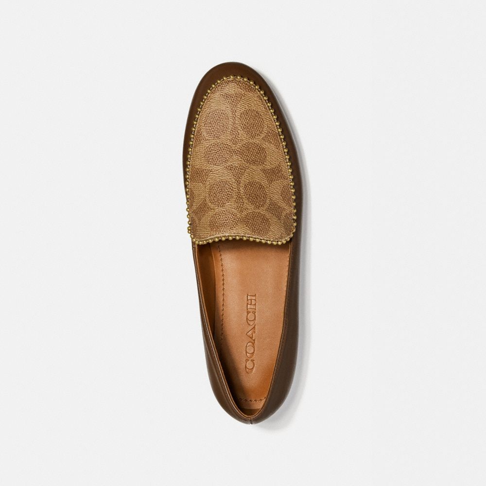 coach flat loafers