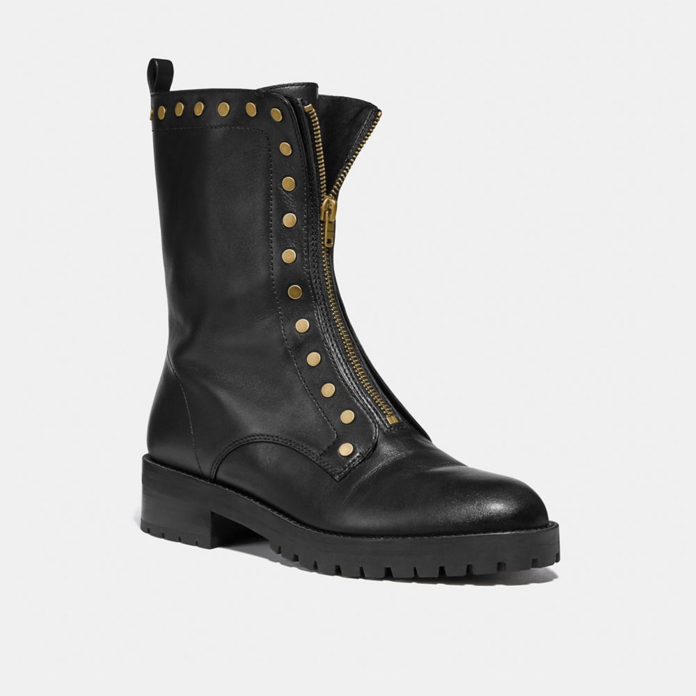 coach laura combat boots
