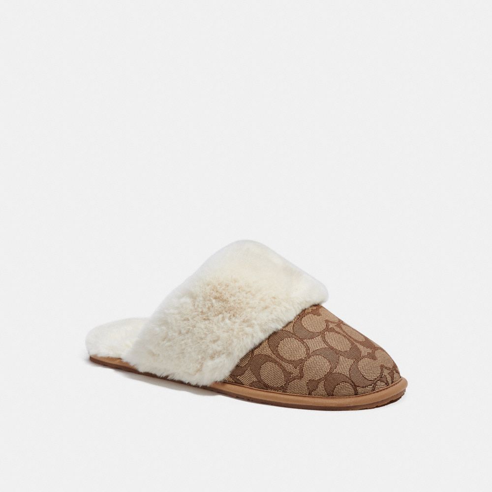 COACH® | Slipper In Signature Jacquard