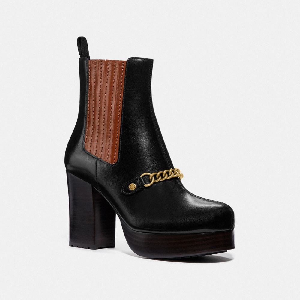 coach chelsea platform bootie