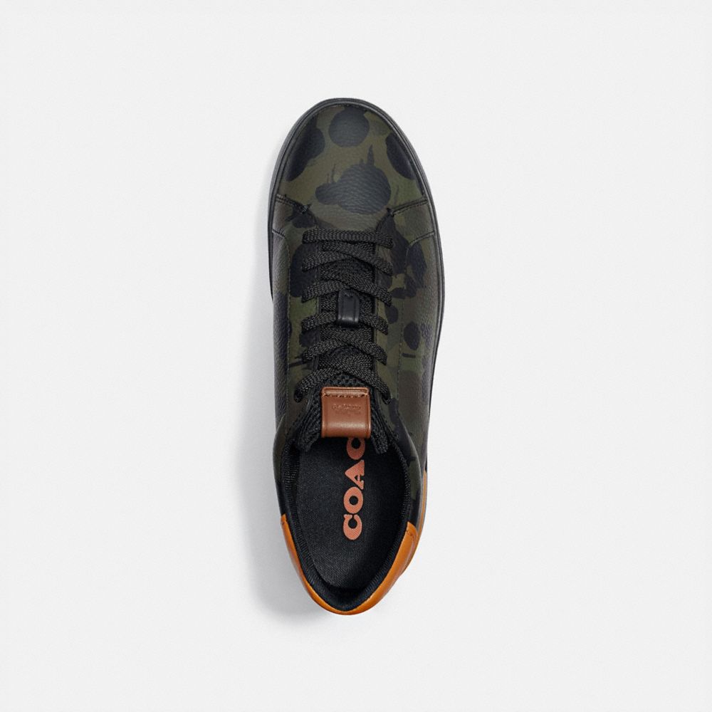 COACH® | Lowline Low Top Sneaker With Camo Print