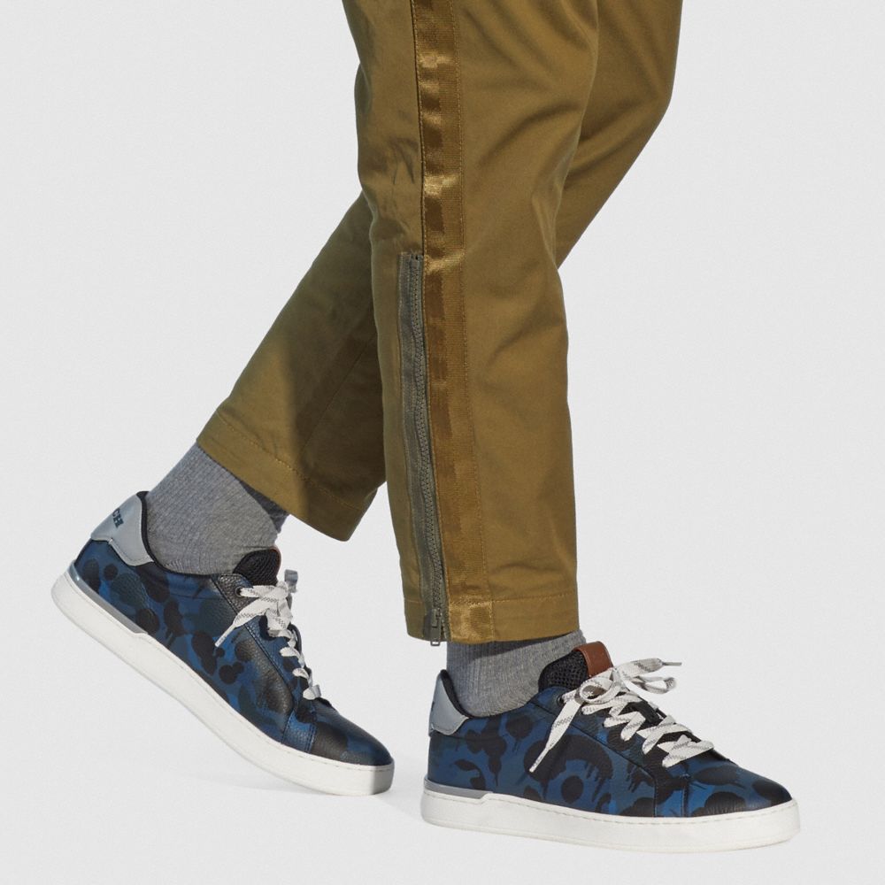 COACH® | Lowline Low Top Sneaker With Camo Print