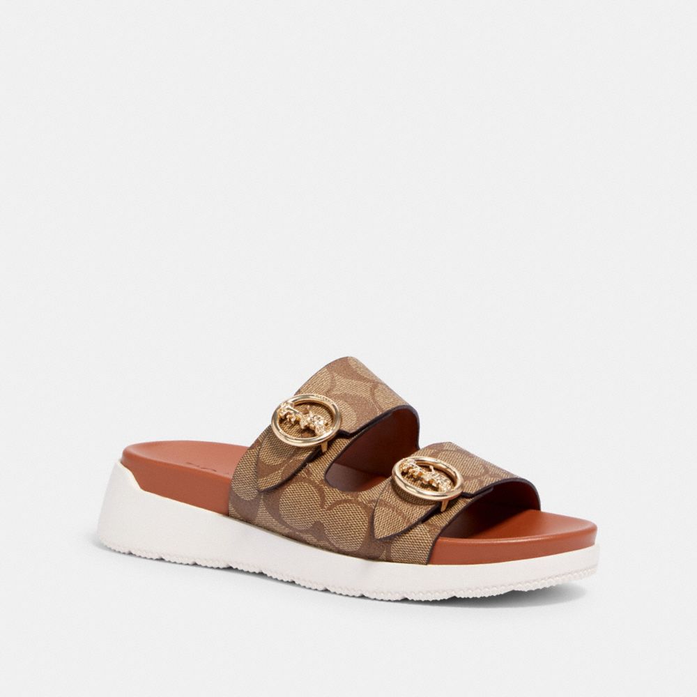 Introducir 61+ imagen coach gable sandals