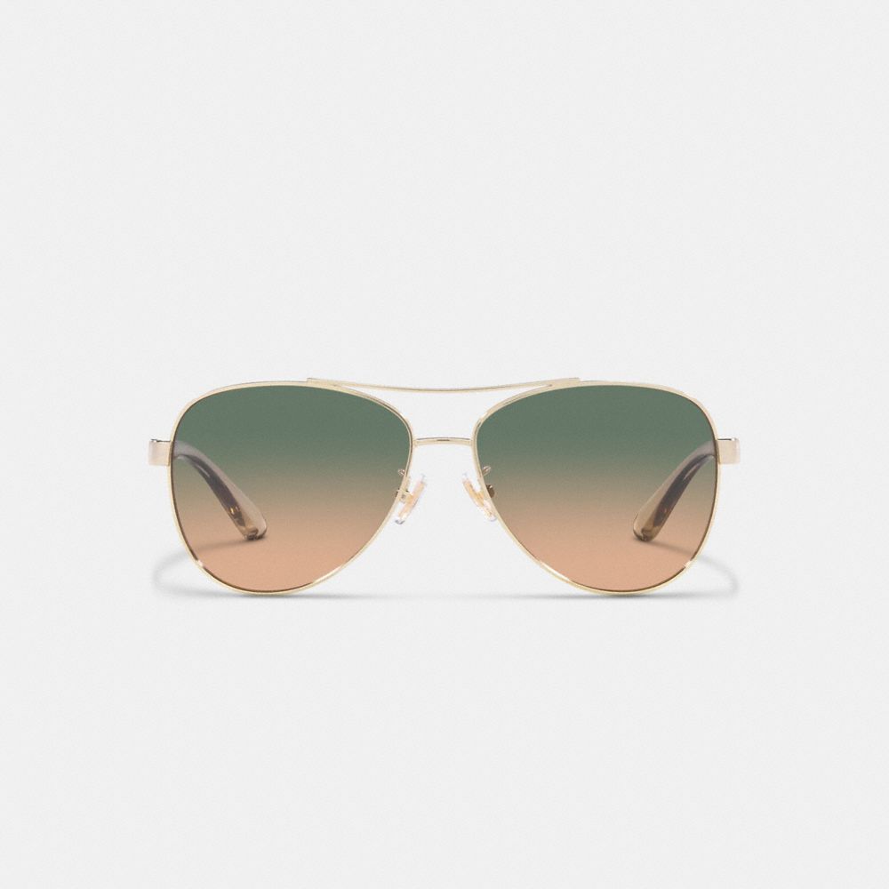 COACH® Outlet | Horse And Carriage Pilot Sunglasses