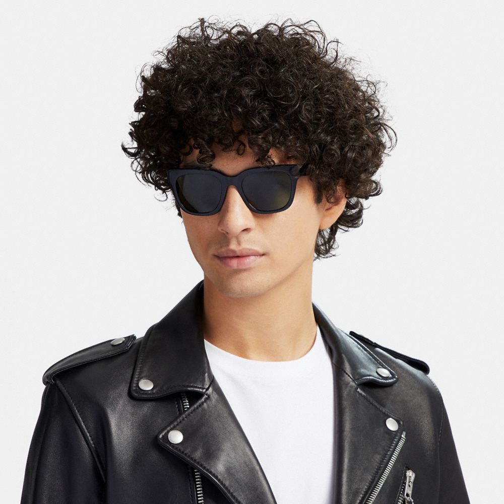 COACH®,Coach Square Sunglasses,,Angle View