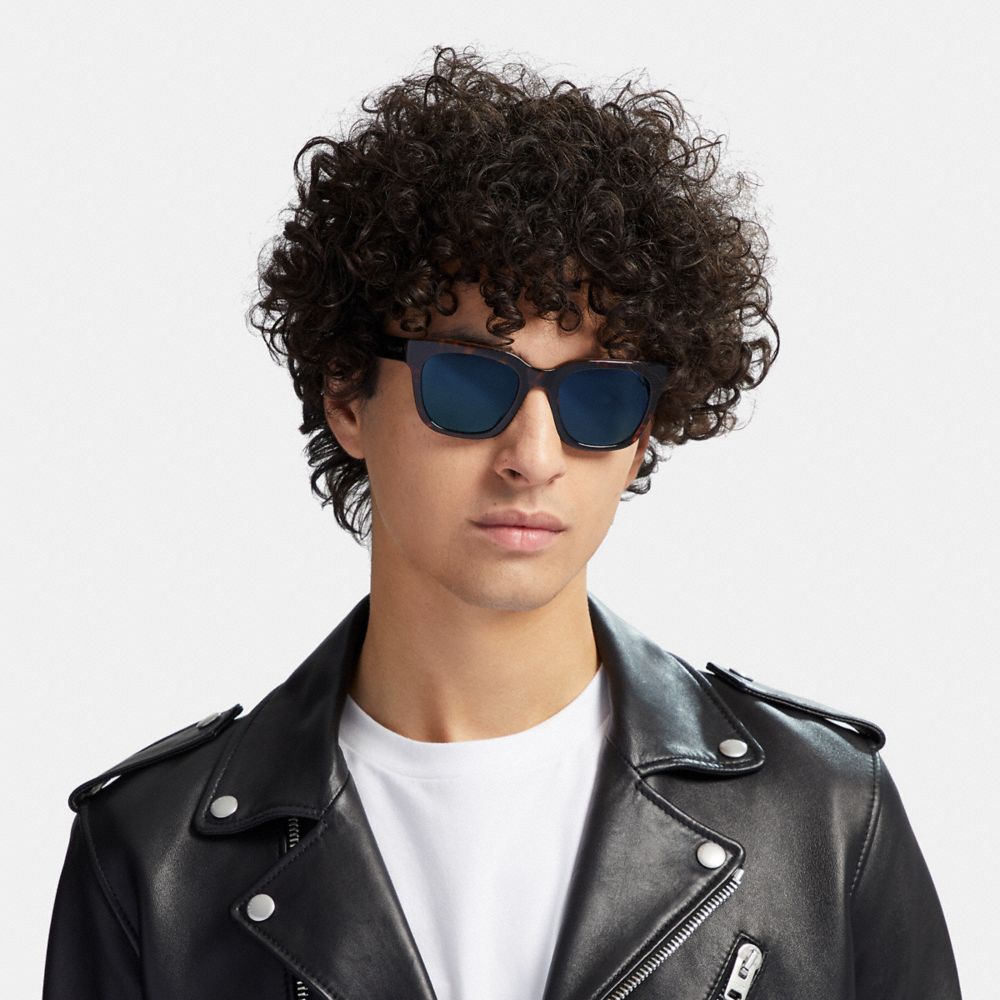 COACH®,Coach Square Sunglasses,,Angle View