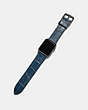 COACH®,APPLE WATCH® STRAP,Leather,Denim,Angle View