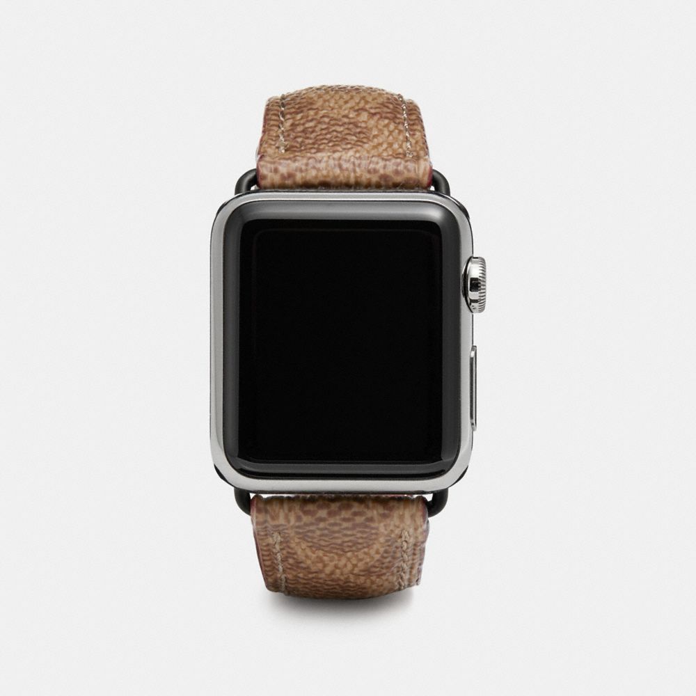 COACH® Apple Watch® Strap In Signature Canvas