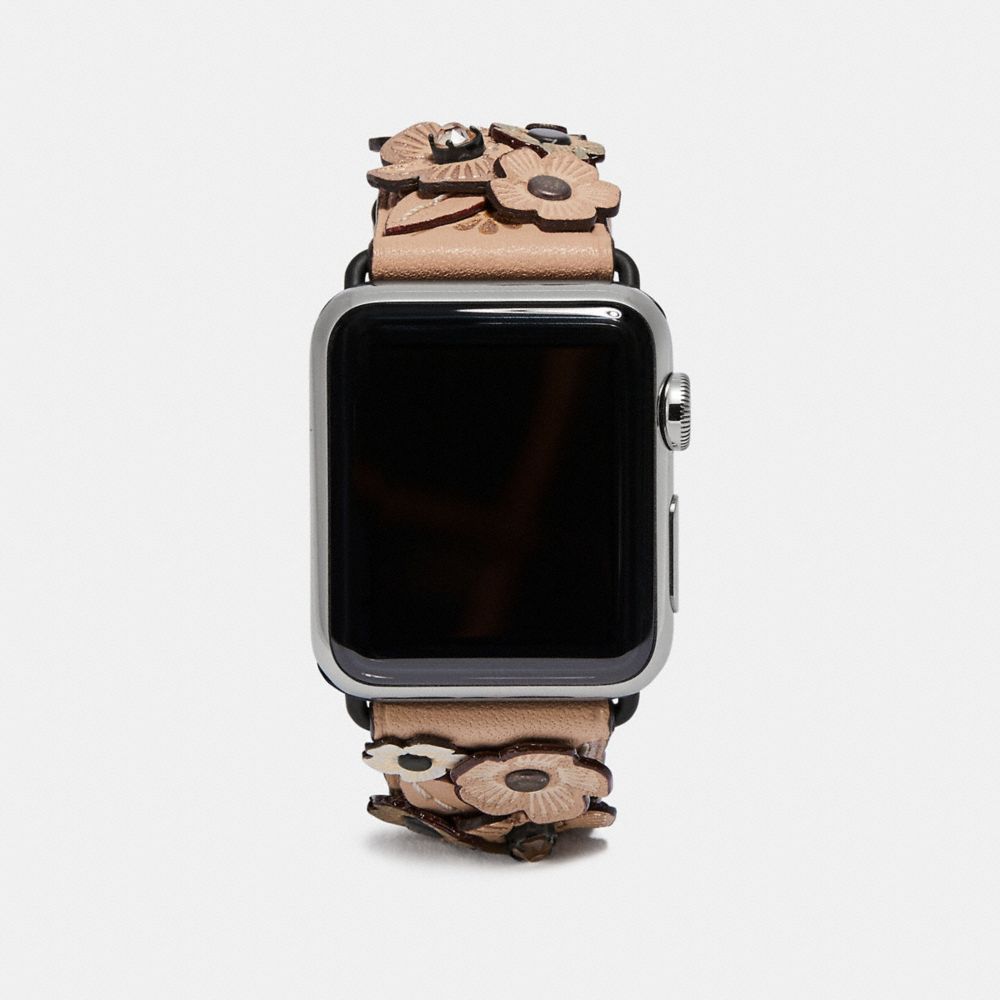 Apple Watch® Strap With Crystal Tea Rose COACH®
