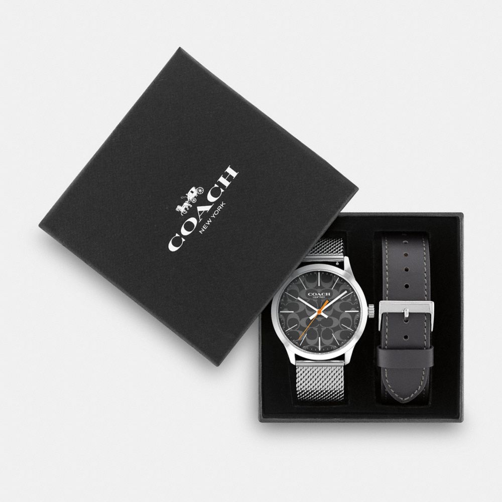 COACH® Outlet Boxed Baxter Watch Gift Set, 39 Mm