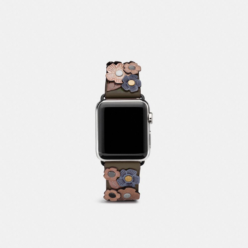 COACH® | Apple Watch® Strap With Tea Rose, 38 Mm