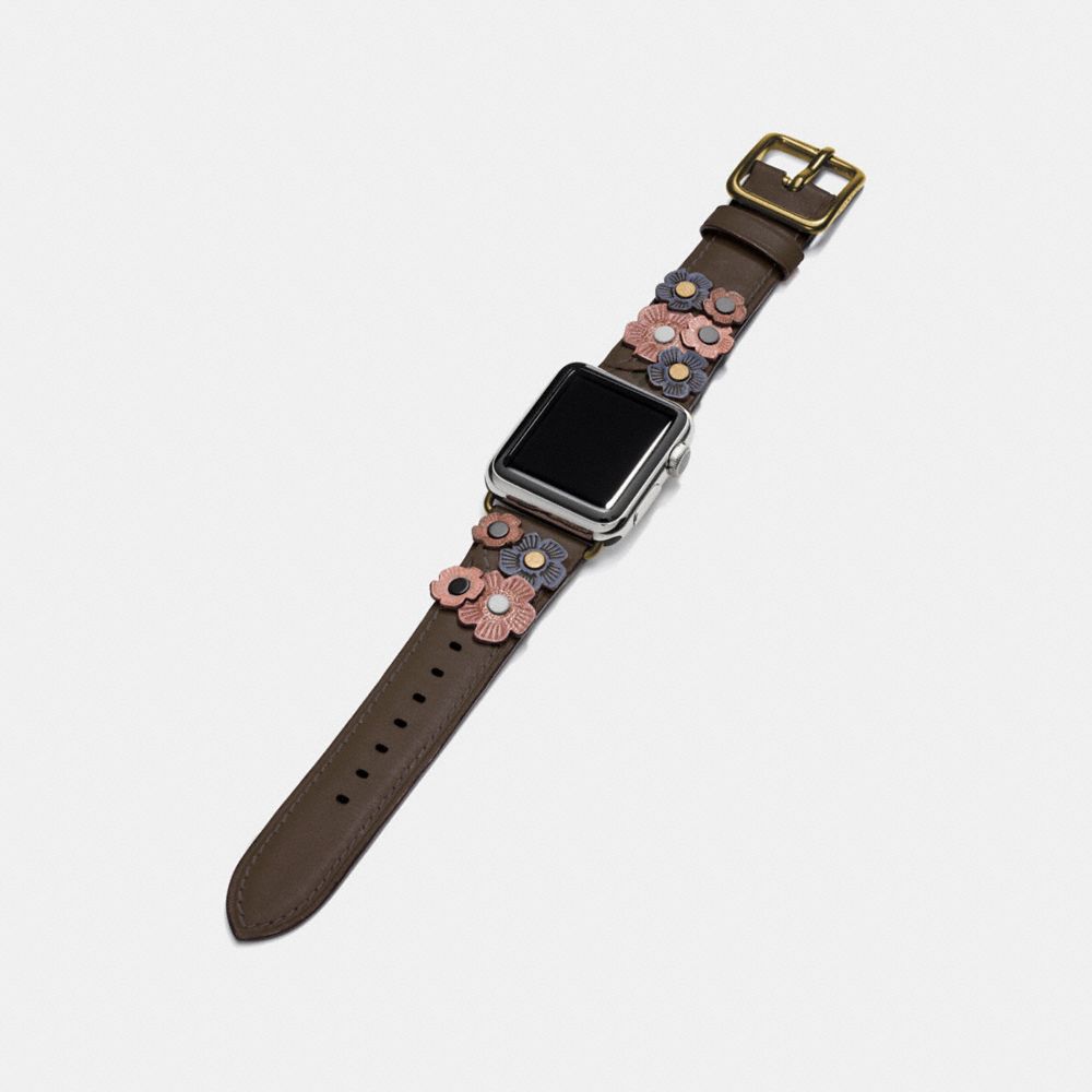Coach Tea Rose Apple Watch Band